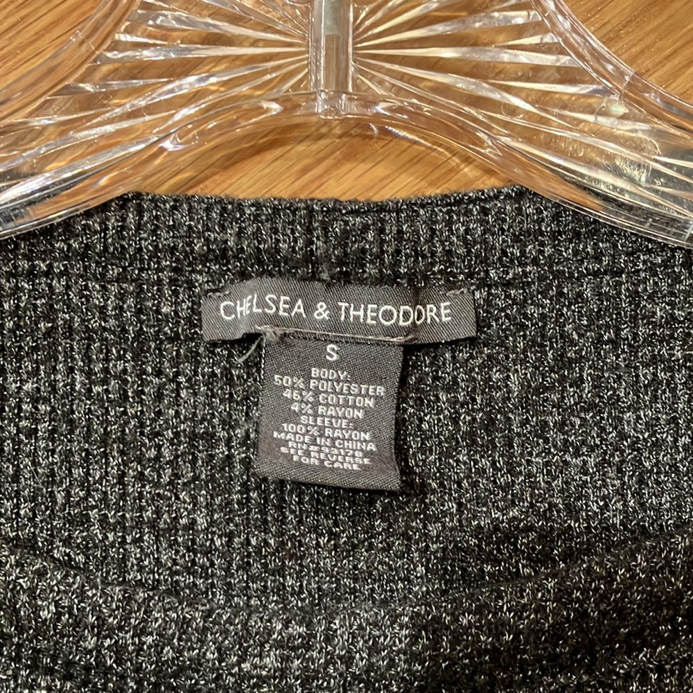 Chelsea & Theodore Waffle Knit Top with Boho Sleeves - Picture 12 of 12